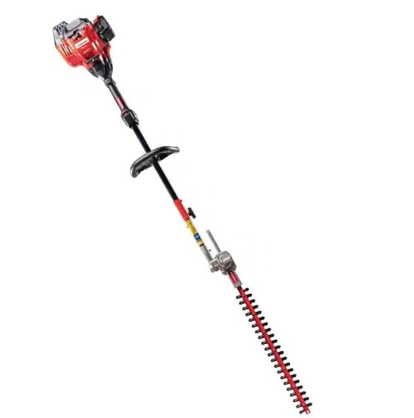 gas hedge trimmer: Troy-Bilt Gas 2-Cycle Articulating Hedge Trimmer with Attachment Capabilities